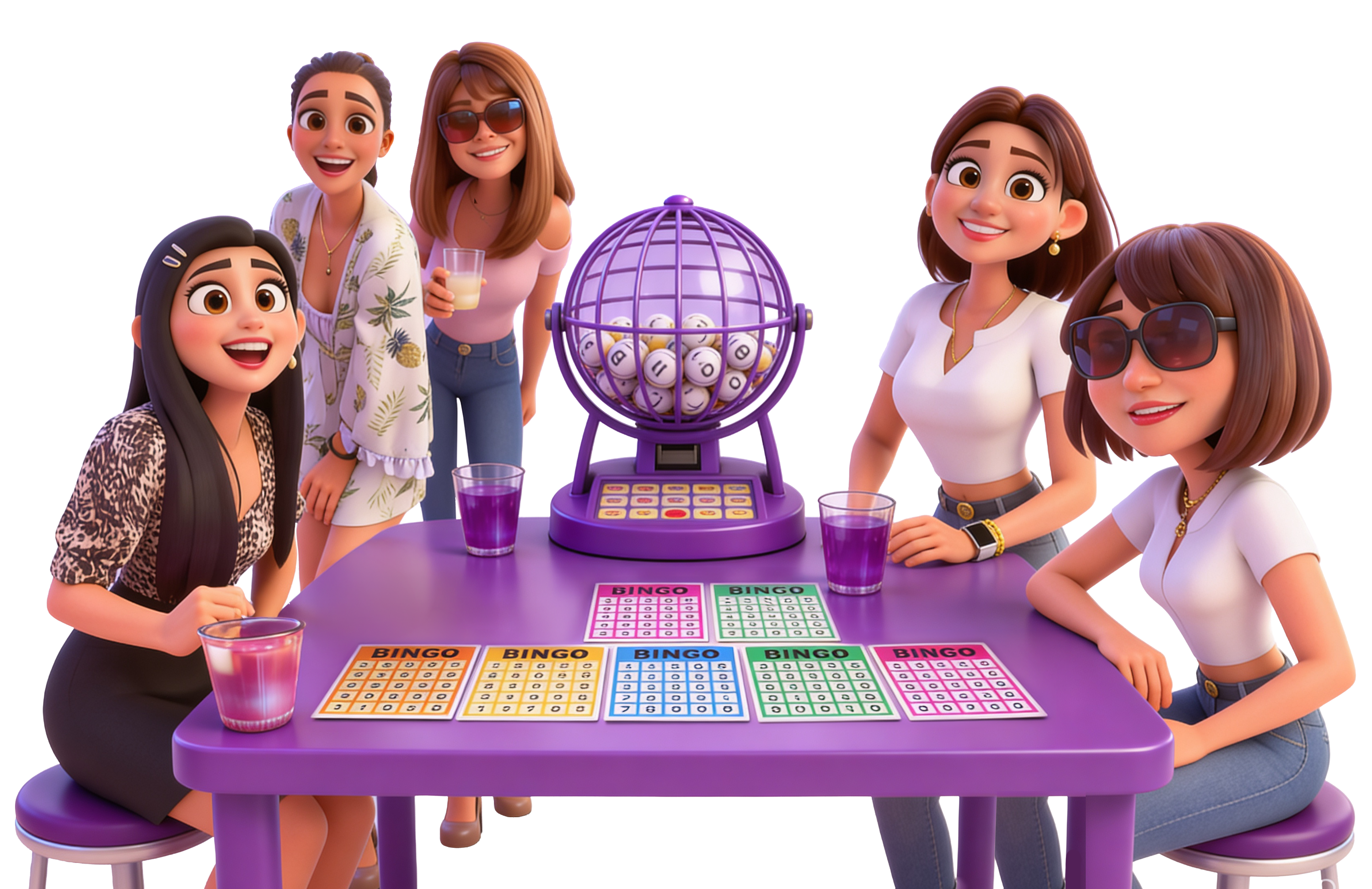 Bingo community — people playing together